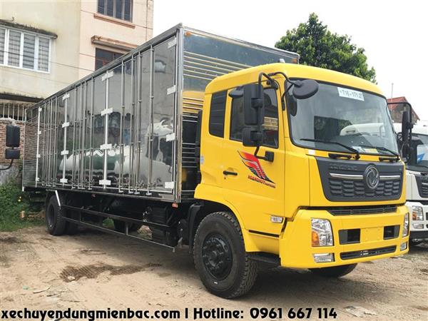 Xe tải DONGFENG 8 tấn thùng kín INOX 9.7M